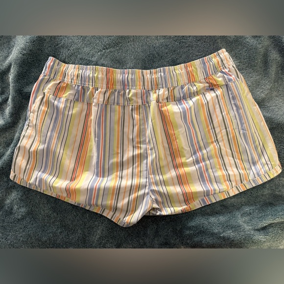 prAna Shorts Womens XL Mariya Striped Multi Stripes Swim Beach Outdoor Hybrid - Picture 5 of 13